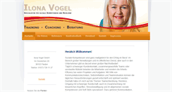 Desktop Screenshot of ilona-vogel.de