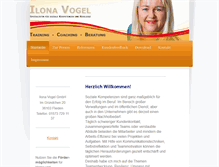 Tablet Screenshot of ilona-vogel.de